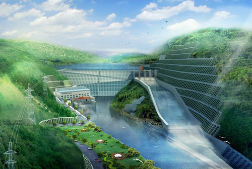 南头镇老挝南塔河1号水电站项目